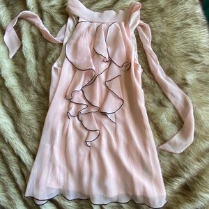 NWOT A. Buyer Blush Pink Halter Tank stop